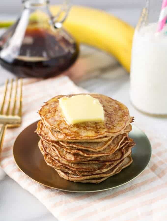 Healthy Banana Pancakes - The Seasoned Mom