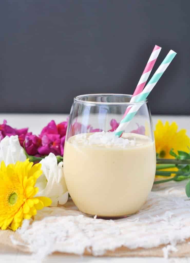 3Ingredient Tropical Coconut Smoothie The Seasoned Mom