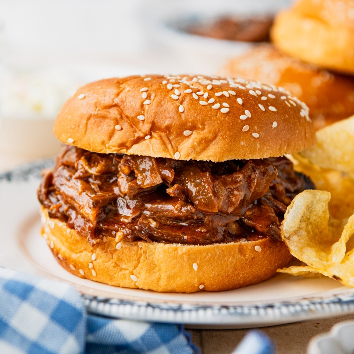 Slow Cooker BBQ Beef Sandwiches