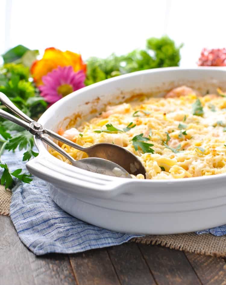 DumpandBake Shrimp Scampi with Linguine The Seasoned Mom