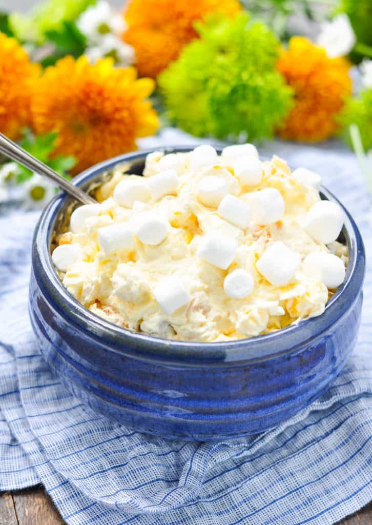 Orange Pineapple Fluff Salad The Seasoned Mom