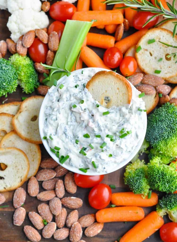 5Ingredient Spinach Dip The Seasoned Mom