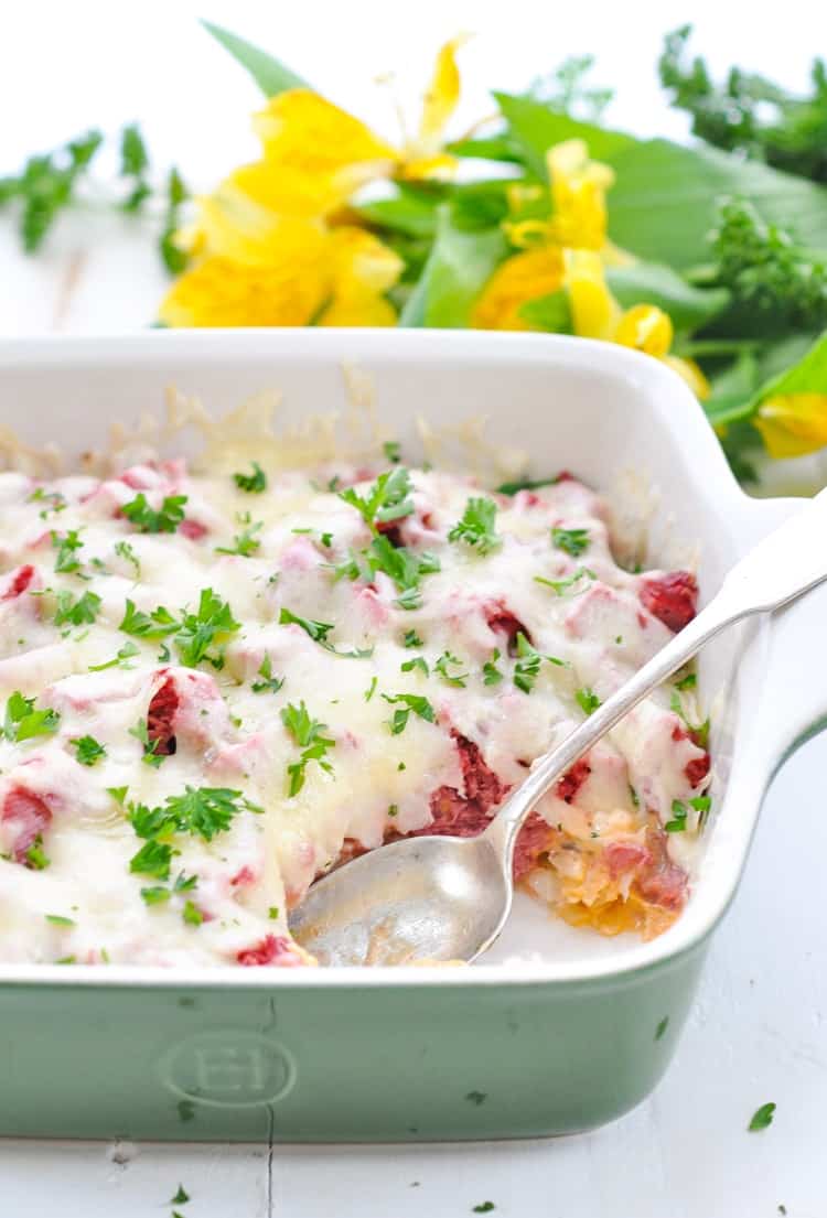 5Ingredient DumpandBake Reuben Casserole The Seasoned Mom