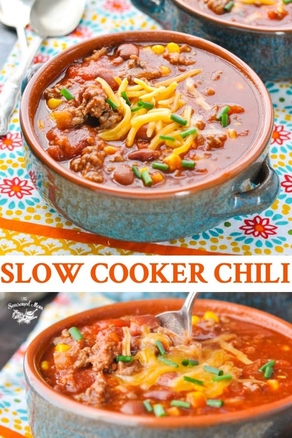 Slow Cooker Chili - The Seasoned Mom