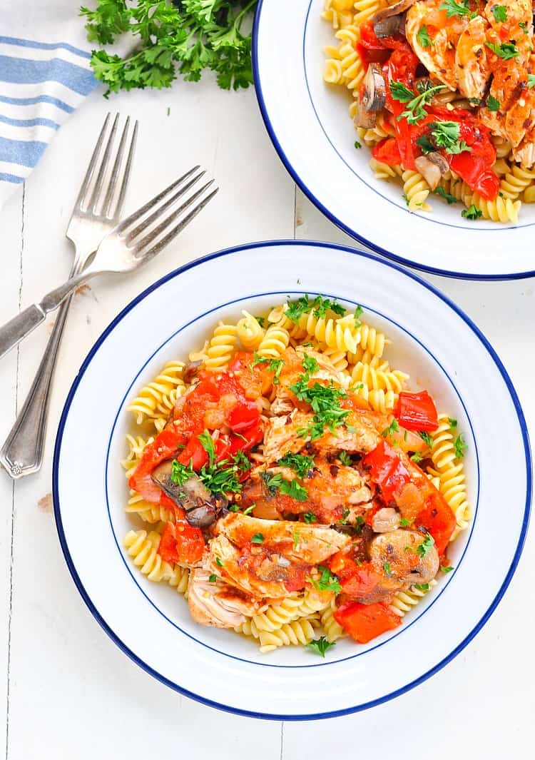 Chicken with Peppers (Slow Cooker or Instant Pot) The Seasoned Mom