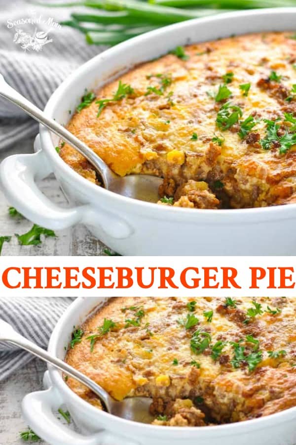 Easy Cheeseburger Pie The Seasoned Mom