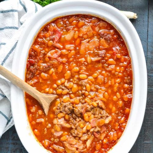 Cowboy Baked Beans The Seasoned Mom