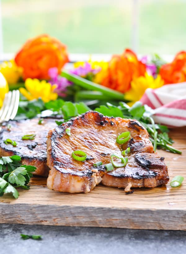 This pork chop marinade yields perfectly tender and juicy pork chops every time!