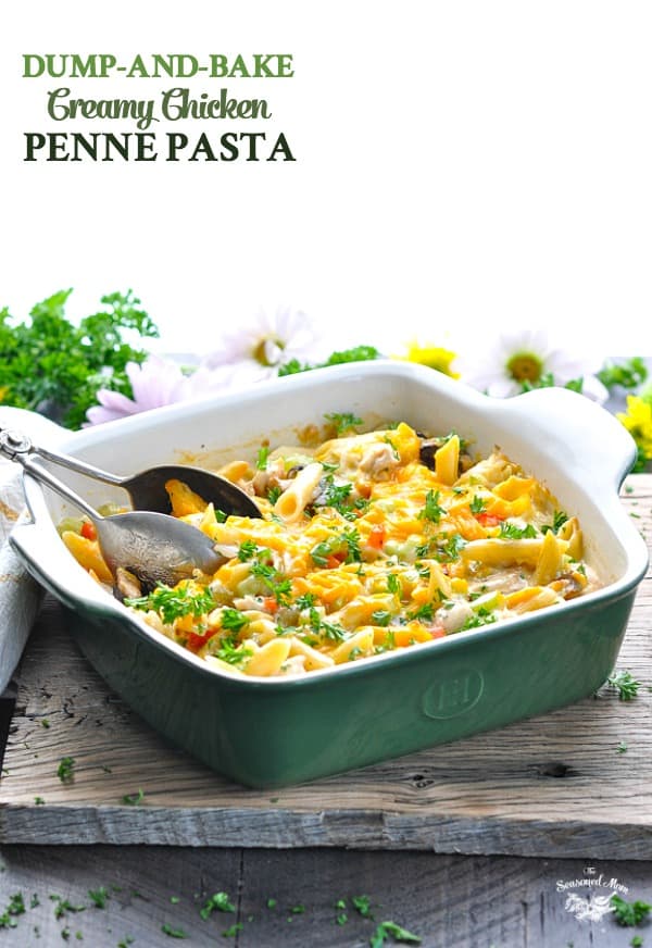 A simple and satisfying one pot meal of Creamy Chicken Penne Pasta with Vegetables.