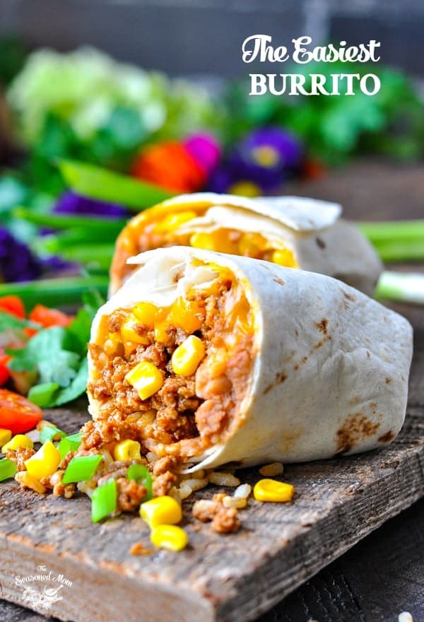 The easiest burrito recipe is a perfect family dinner -- and it's freezer friendly!
