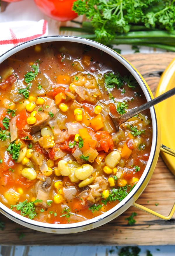 Summer Vegetable Soup {Instant Pot + Stovetop + Crock Pot ...
