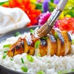 Teriyaki Grilled Chicken Marinade is an easy and healthy dinner!