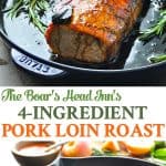 You only need 4 ingredients and 5 minutes of prep for an easy dinner of Pork Loin Roast