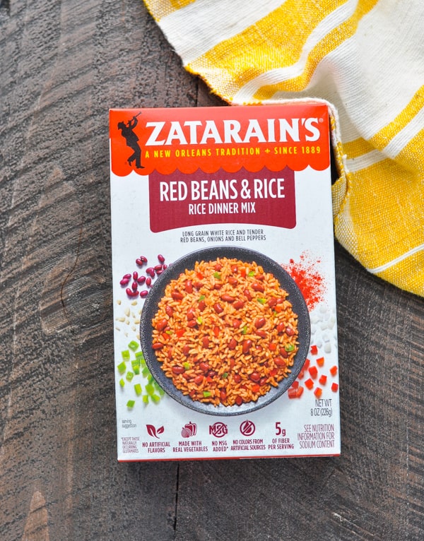 Zatarains red beans and rice mix