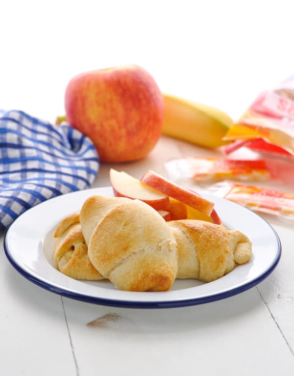 Cheesy pigs in a blanket snack for kids