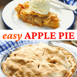 Collage image of Easy Apple Pie