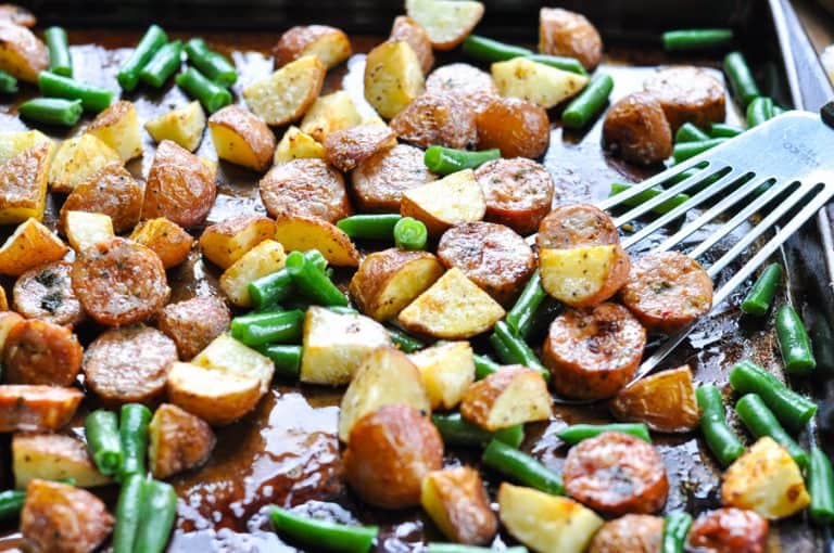 Sheet Pan Italian Sausage with Potatoes The Seasoned Mom
