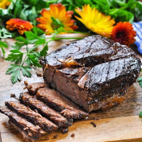 Balsamic Slow Cooker Roast Beef The Seasoned Mom