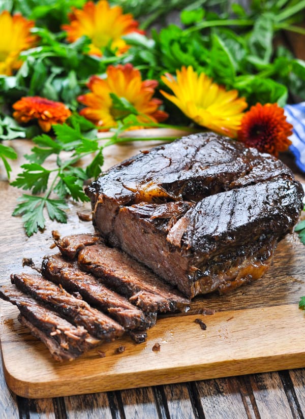 Balsamic Slow Cooker Roast Beef The Seasoned Mom