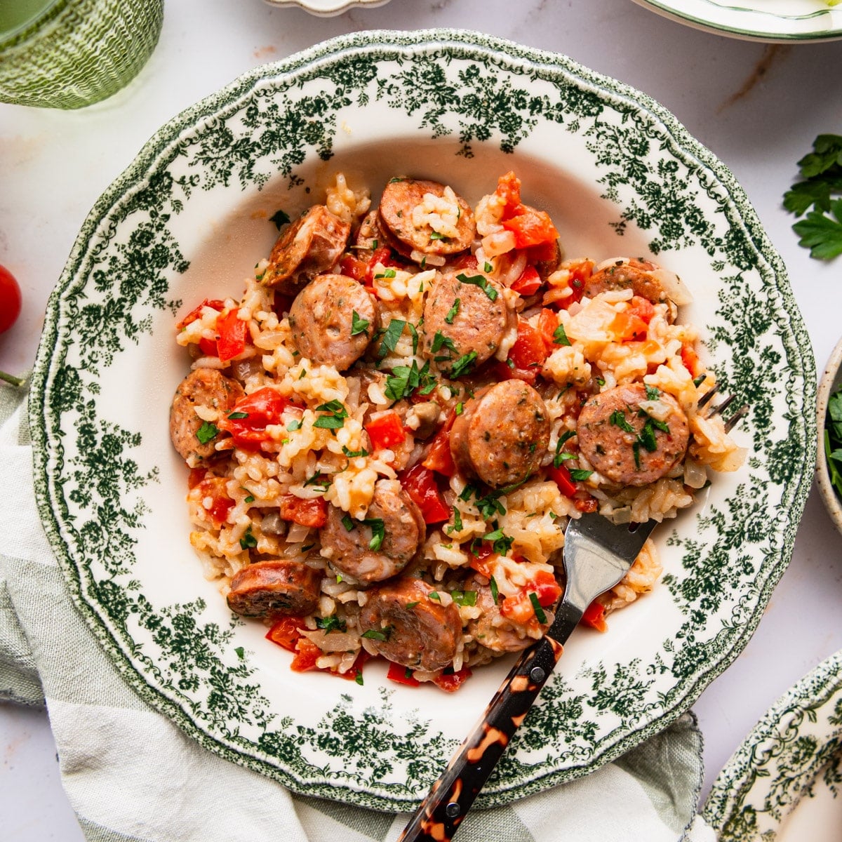 Italian Sausage and Rice Casserole