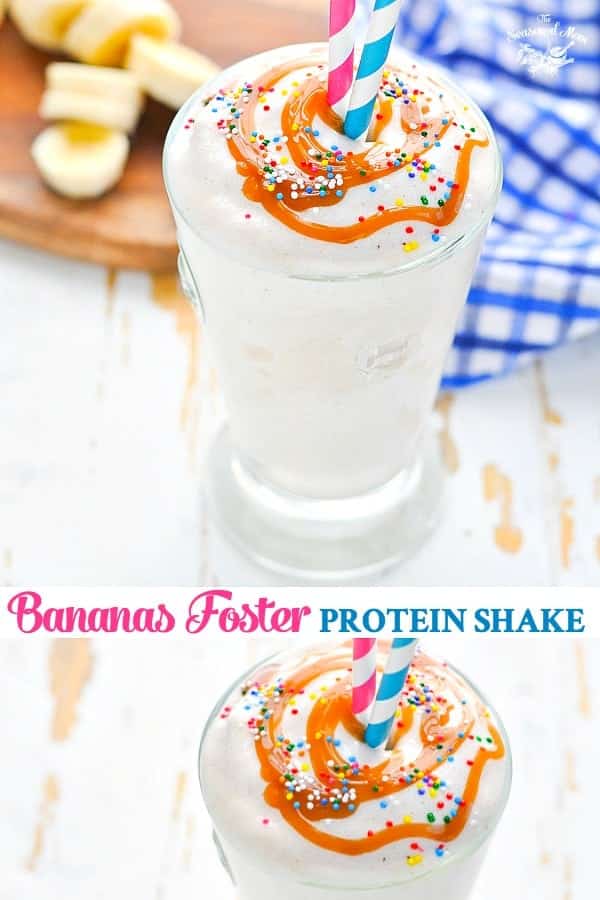 Bananas Foster Protein Shake The Seasoned Mom