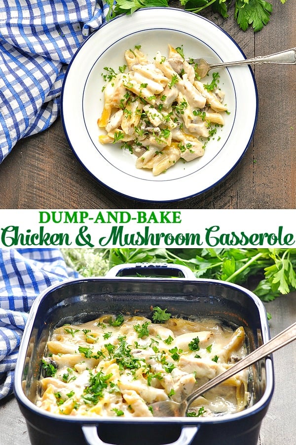 DumpandBake Chicken and Mushroom Casserole The Seasoned Mom