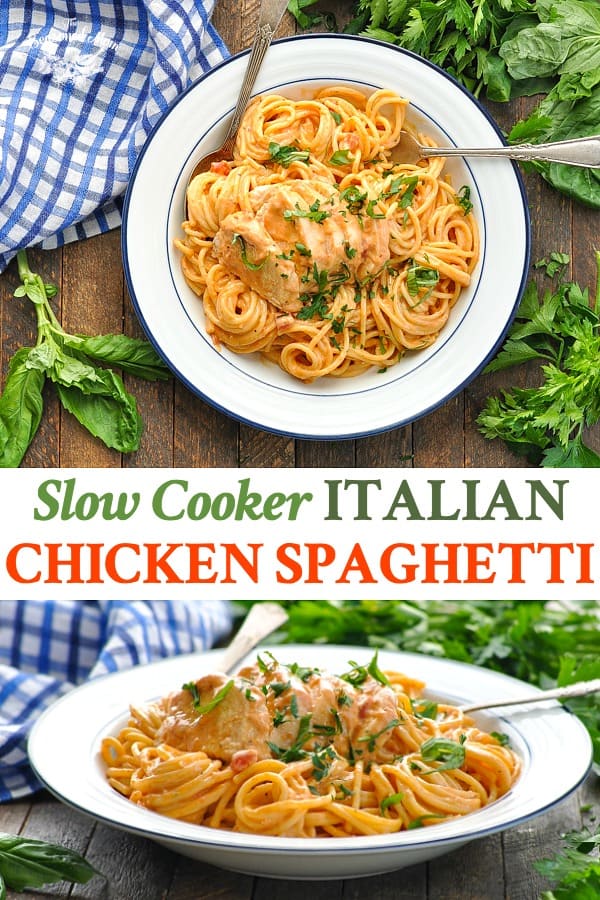 Slow Cooker Creamy Italian Chicken and Sauce - The Seasoned Mom