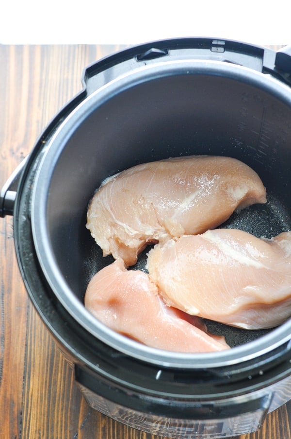 Chicken breasts in an Instant Pot