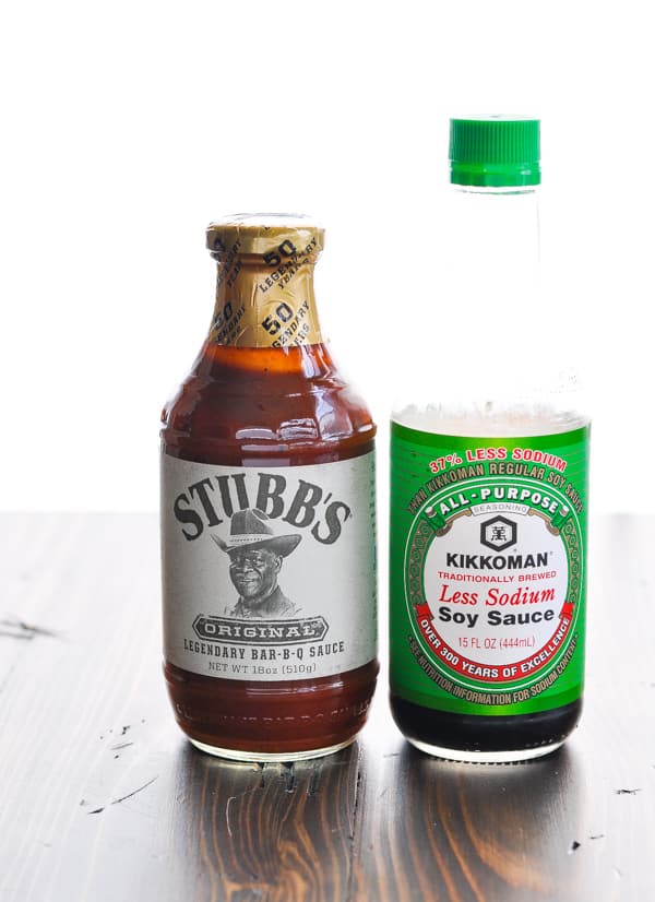 Barbecue Sauce and soy sauce for Hawaiian chicken
