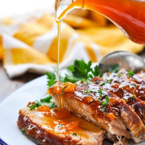 Crock Pot Pork Roast with Apricot Sauce The Seasoned Mom
