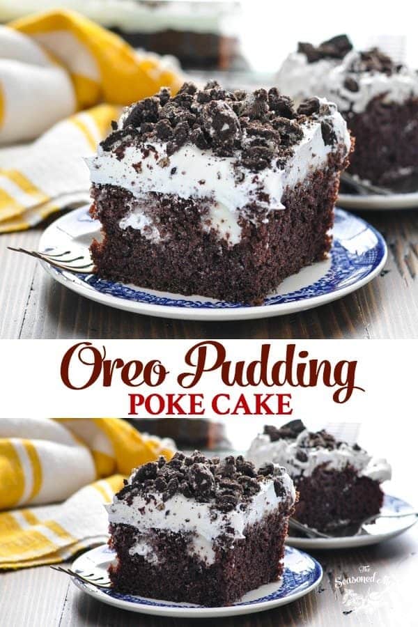 Oreo Pudding Poke Cake
