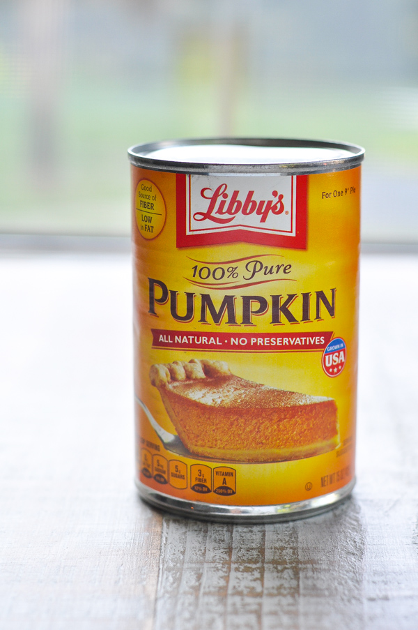 Can of Libby's pumpkin