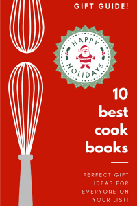 Long collage of best cookbooks