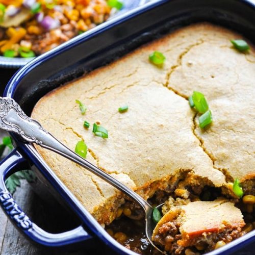 Ground Beef Casserole with Cornbread Crust The Seasoned Mom