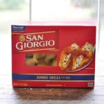 Box of jumbo pasta shells
