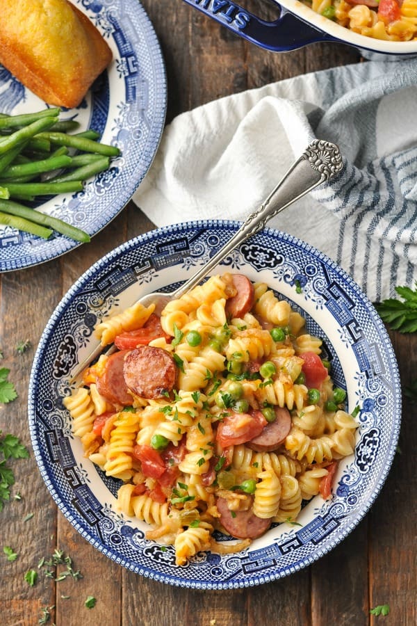 Smoked Sausage Pasta Bake The Seasoned Mom,How To Dispose Of Cooking Oil