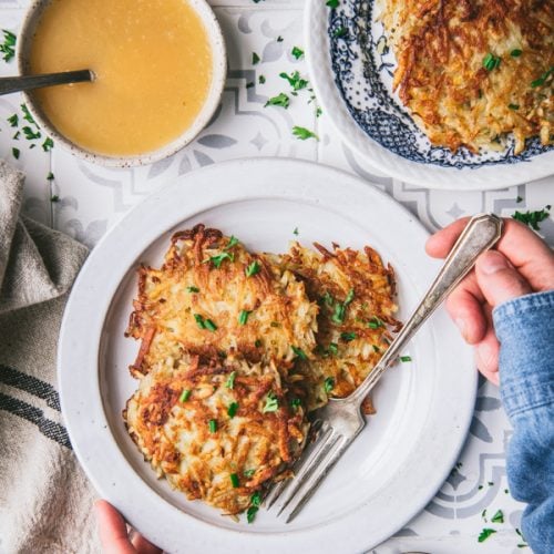 Great Grandmother's Potato Pancakes - The Seasoned Mom