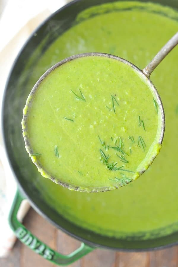 Creamy Asparagus Soup The Seasoned Mom