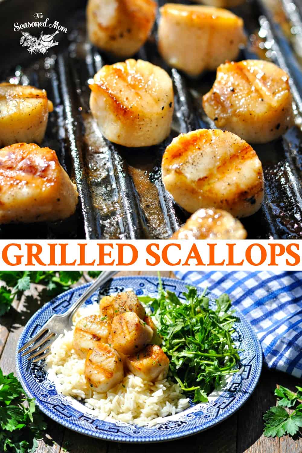 Grilled Scallops Recipe The Seasoned Mom
