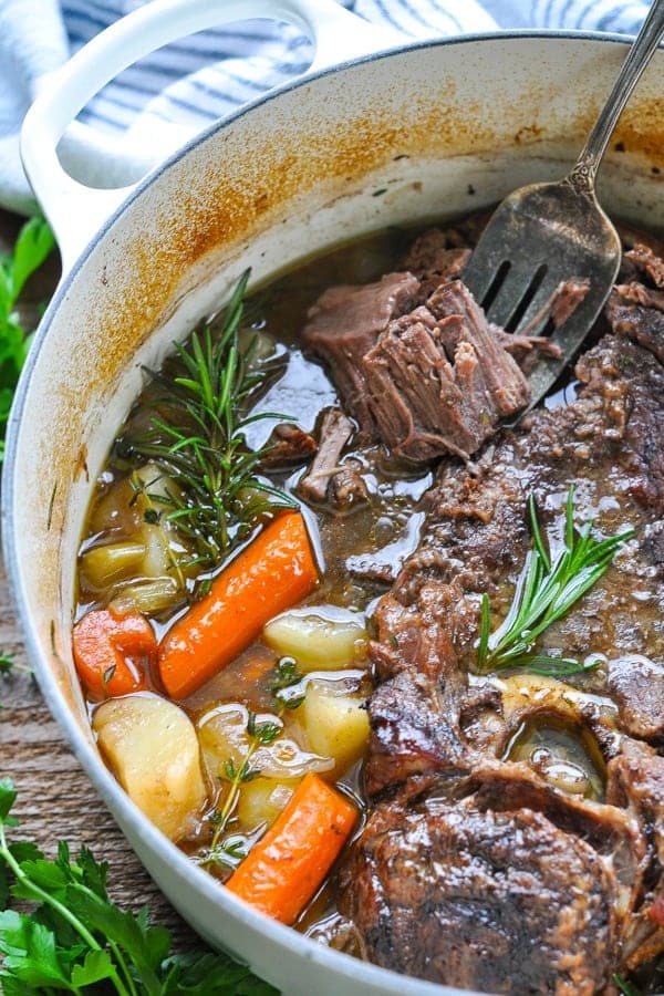 Dutch Oven Pot Roast The Seasoned Mom