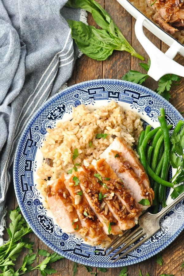 Country Baked Pork Chops and Rice The Seasoned Mom
