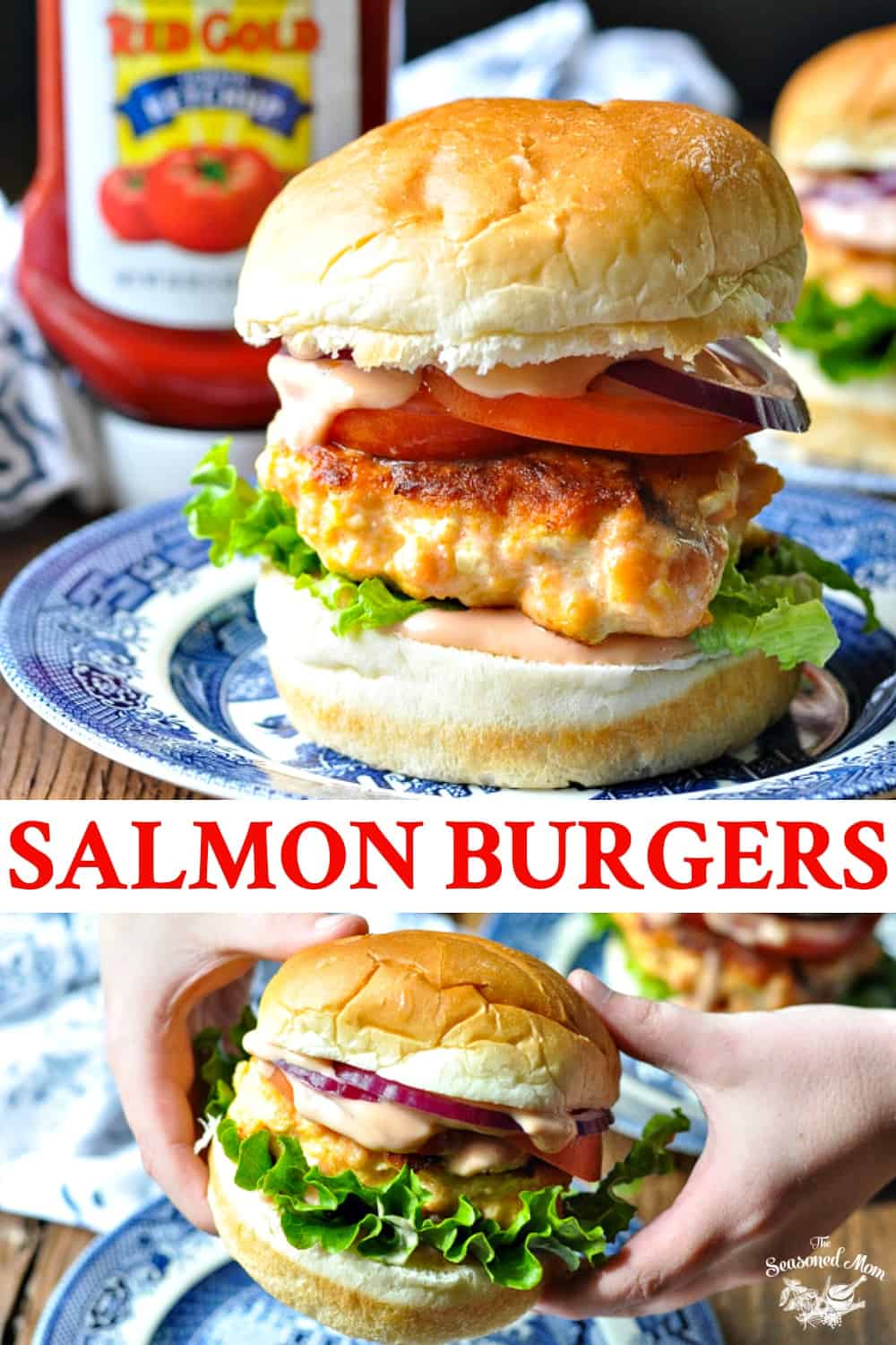Easy Homemade Salmon Burgers The Seasoned Mom