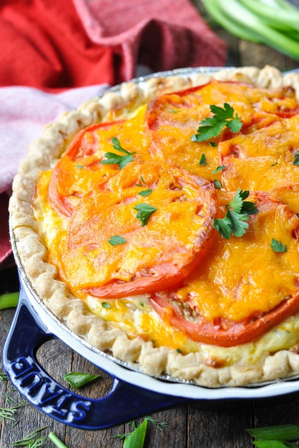 Southern Tomato Pie - The Seasoned Mom