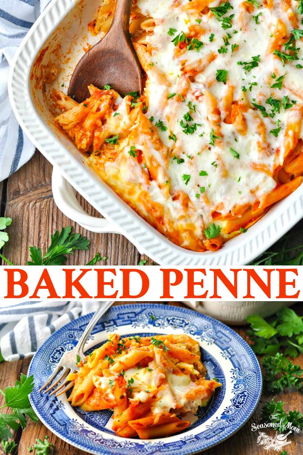 Baked Penne - The Seasoned Mom