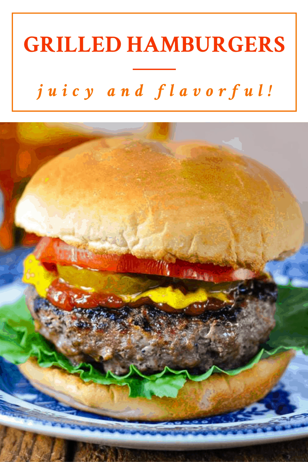 Grilled Hamburgers {Juicy and Perfect!} The Seasoned Mom