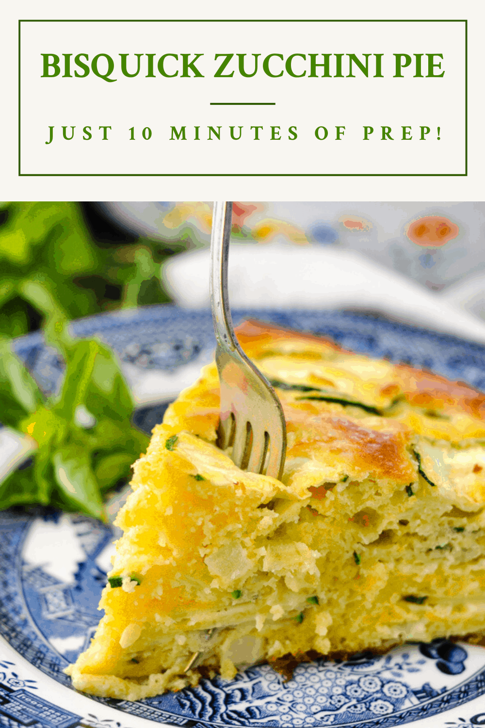 Zucchini Pie The Seasoned Mom