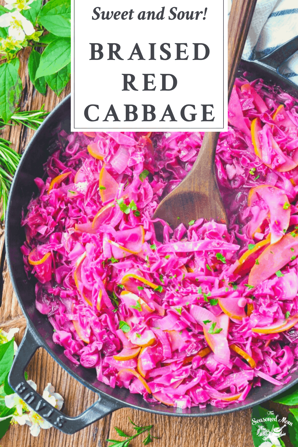 Braised Red Cabbage - The Seasoned Mom