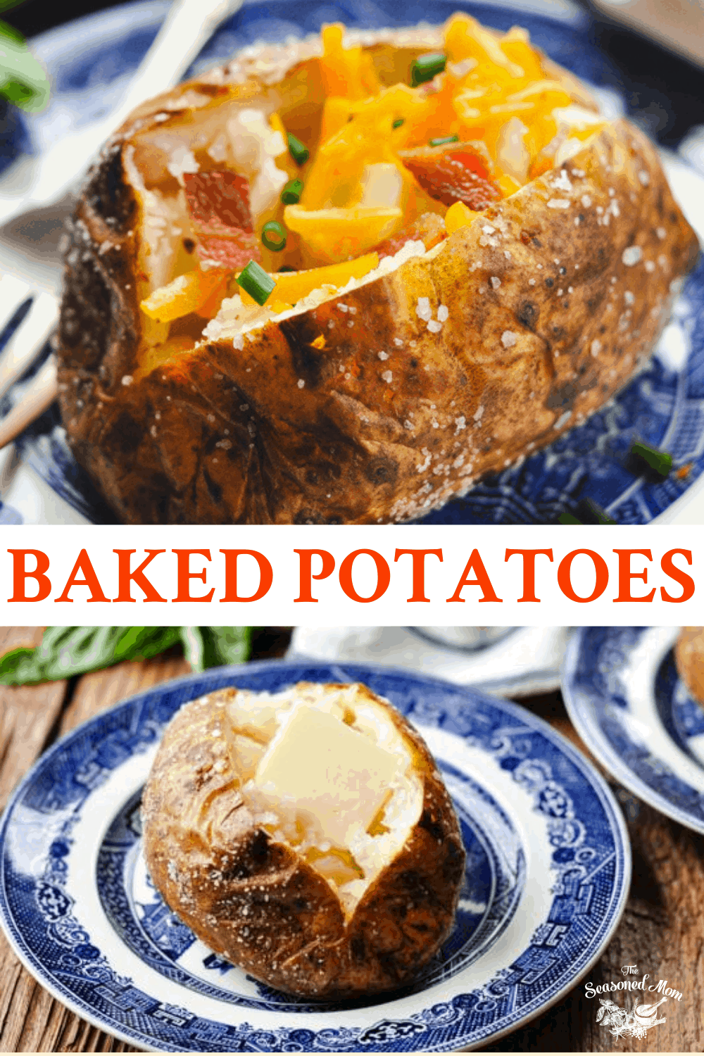 How to Make Baked Potatoes - The Seasoned Mom