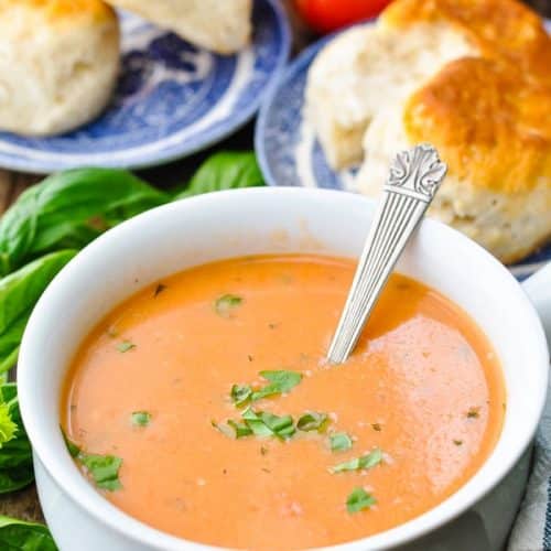 Sweet And Creamy Roasted Tomato Soup The Seasoned Mom