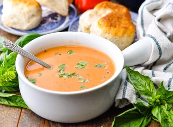 Sweet And Creamy Roasted Tomato Soup The Seasoned Mom